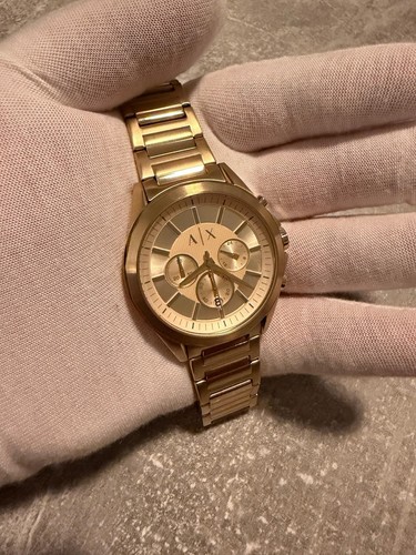 Armani exchange edelstahl gold - armani,