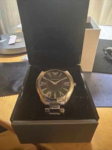 Emporio armani quarz - quarz, stahl